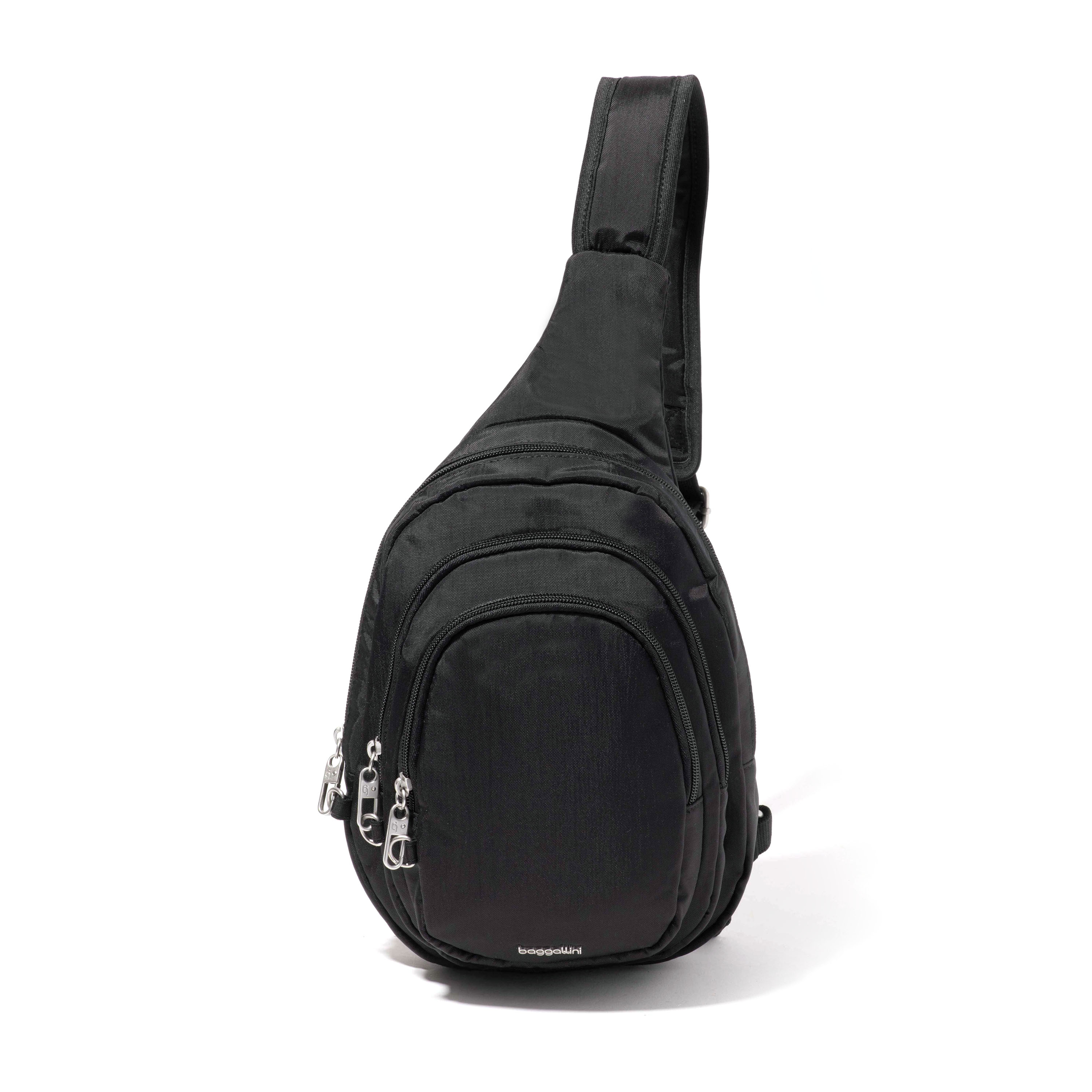 Baggallini Securtex® Classic Anti-Theft Multi Zip Sling — manufacturer gallery