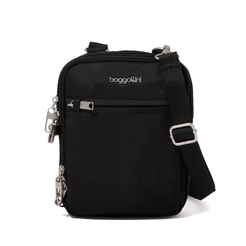 Baggallini Securtex® Classic Anti-Theft Mini Everything Crossbody — manufacturer gallery