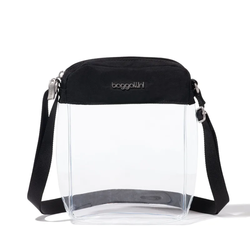 Baggallini True Classic Clear Stadium Explorer Crossbody — manufacturer gallery