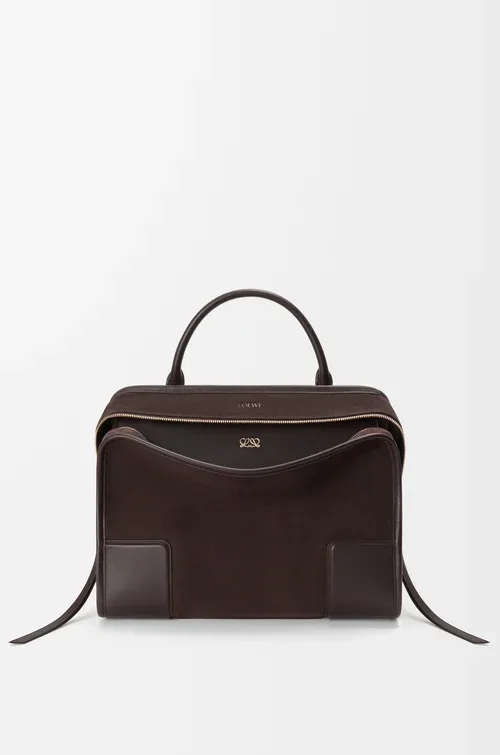LOEWE Large Amazona 180 bag in suede — manufacturer gallery