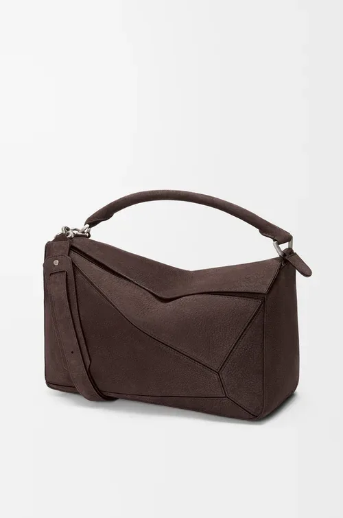 LOEWE Large Puzzle bag in grained nubuck — manufacturer gallery