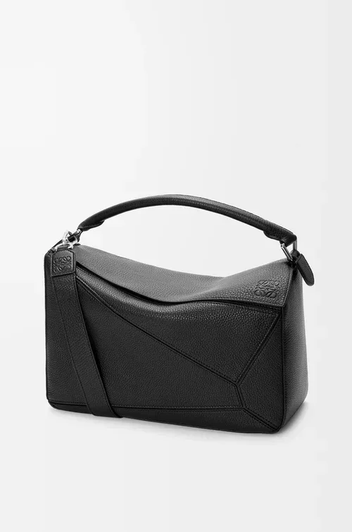 LOEWE Large Puzzle bag in supple grained calfskin — manufacturer gallery