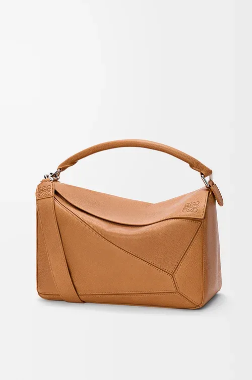 LOEWE Large Puzzle bag in supple grained calfskin — manufacturer gallery