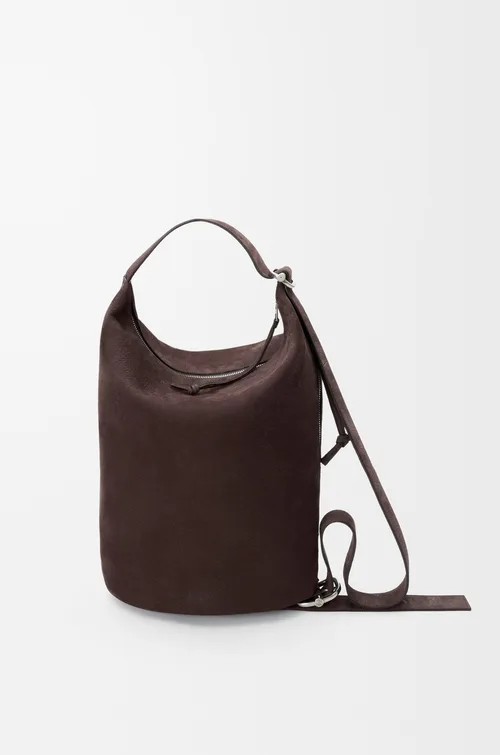 LOEWE Loop bucket in grained nubuck — manufacturer gallery