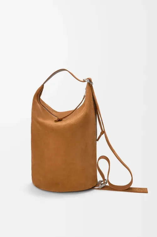 LOEWE Loop bucket in suede calfskin — manufacturer gallery