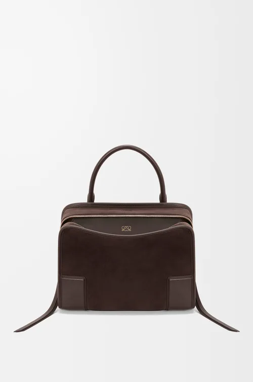 LOEWE Medium Amazona 180 bag in suede — manufacturer gallery