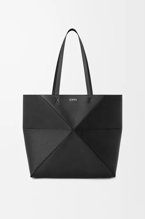 LOEWE Medium horizontal Puzzle Fold tote in soft grained calfskin — manufacturer gallery