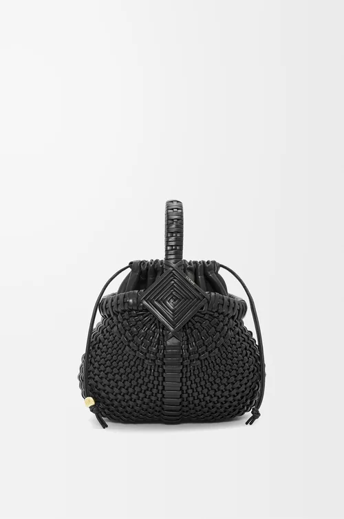 LOEWE Mini Diamond Round Basket bag in calfskin — manufacturer gallery