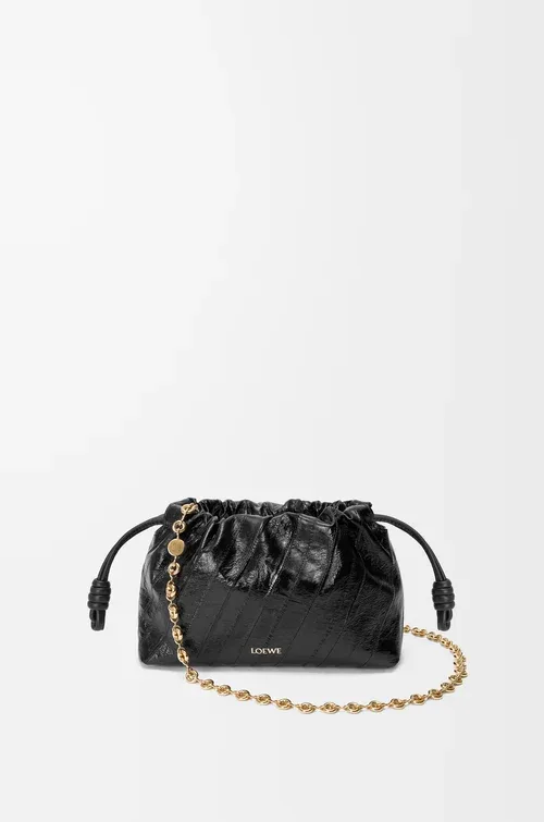 LOEWE Mini Flamenco bag in hagfish — manufacturer gallery