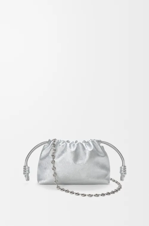 LOEWE Mini Flamenco purse in moiré printed calfskin — manufacturer gallery