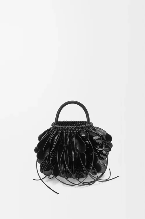 LOEWE Shell bucket in woven calfskin — manufacturer gallery