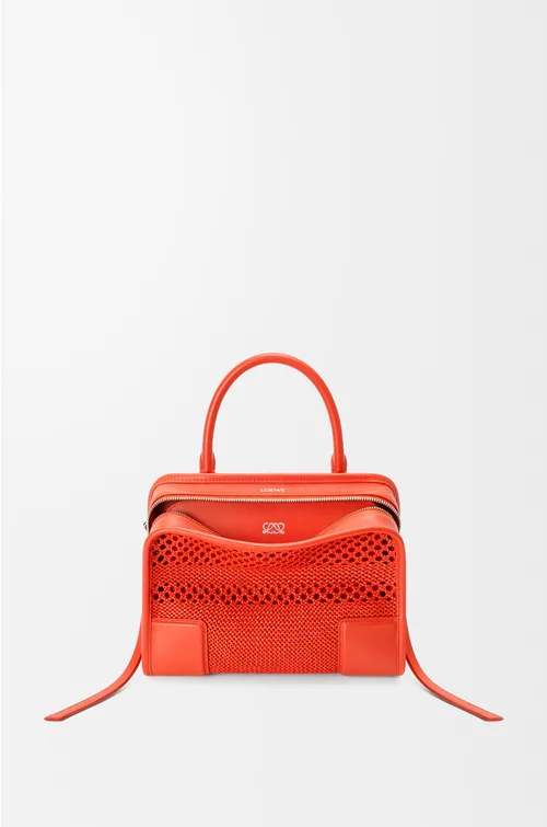 LOEWE Small Amazona 180 bag in woven calfskin — manufacturer gallery