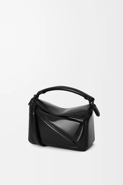 LOEWE Small Puzzle Blown bag in glossy lambskin — manufacturer gallery