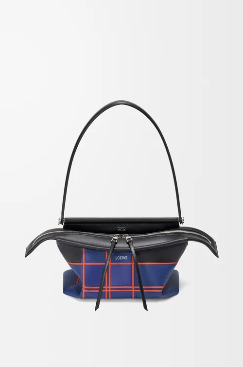 LOEWE Small Whisker bag in check intarsio — manufacturer gallery