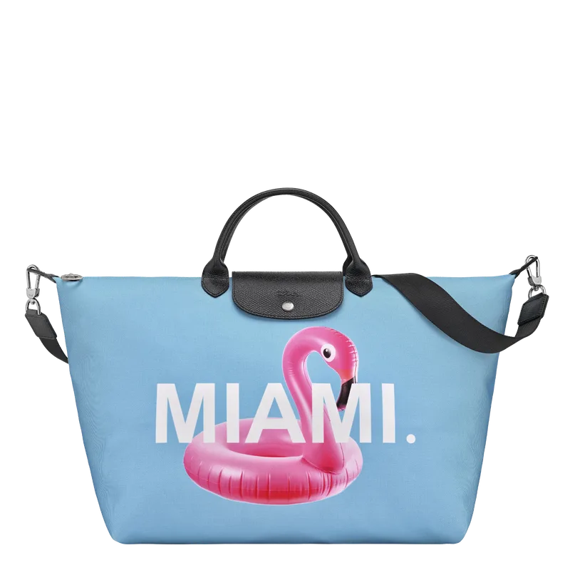 Longchamp Le Pliage Du Monde L Travel bag — manufacturer gallery