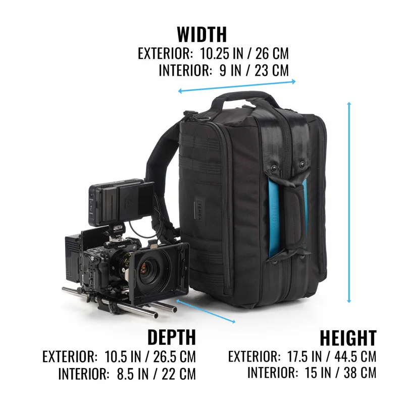 Tenba Tenba Cineluxe v2 Backpack 16 - Black — manufacturer gallery
