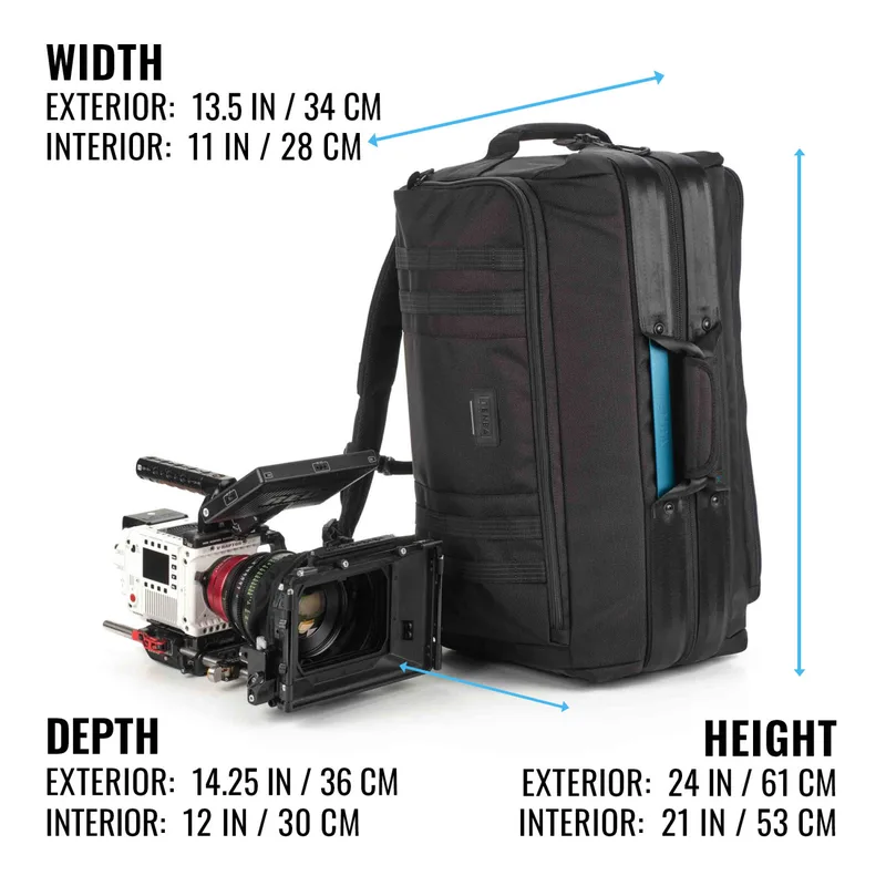 Tenba Tenba Cineluxe v2 Backpack 24 - Black — manufacturer gallery
