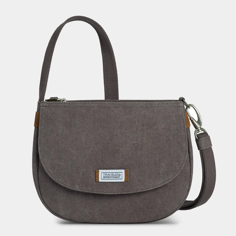 Travelon Anti-Theft Heritage Saddle Crossbody — manufacturer gallery