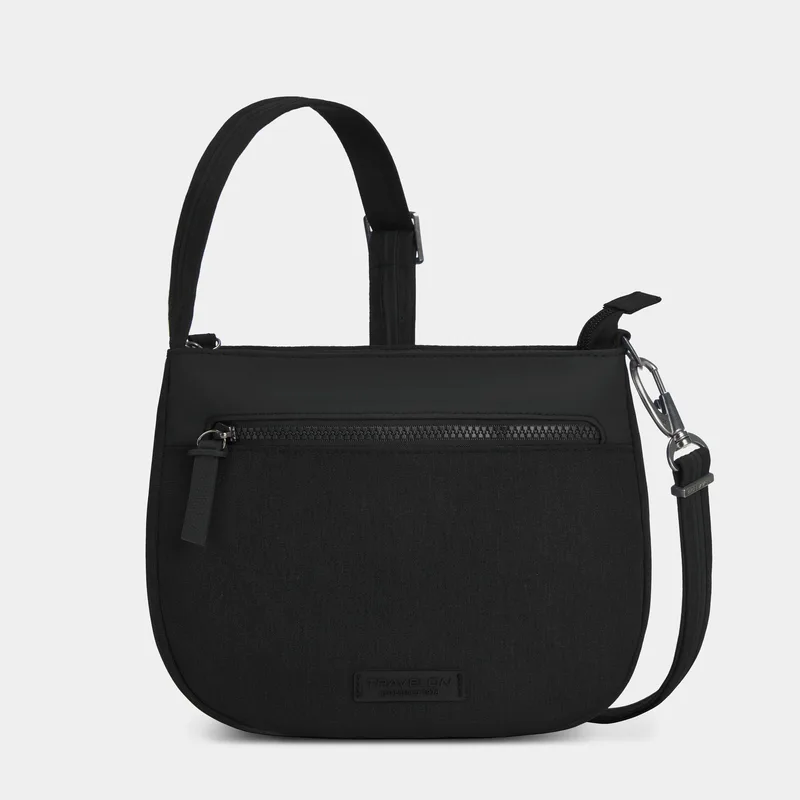 Travelon Anti-Theft Metro Saddle Crossbody — manufacturer gallery