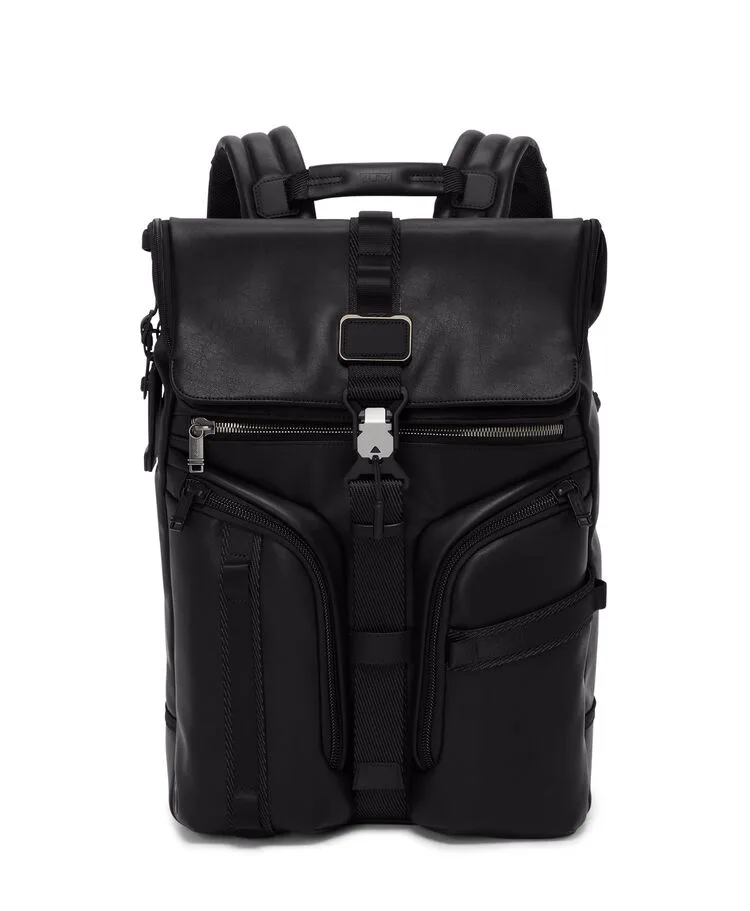 TUMI ALPHA BRAVO 「サーヴェイランス」フラップ・バックパック — manufacturer gallery