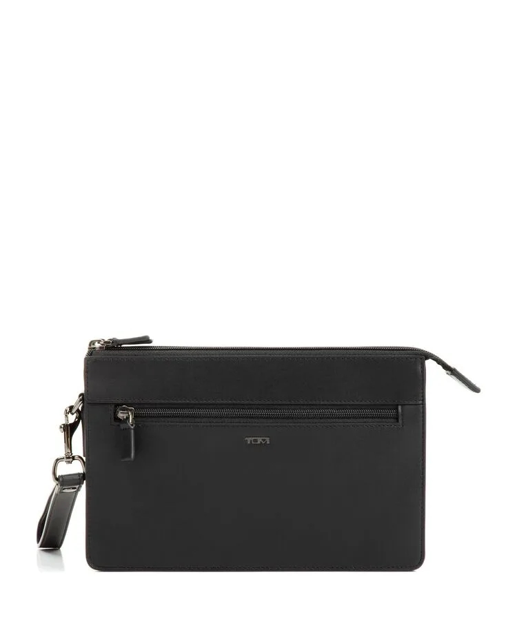 TUMI NASSAU ダブル・ジップ・クラッチ — manufacturer gallery