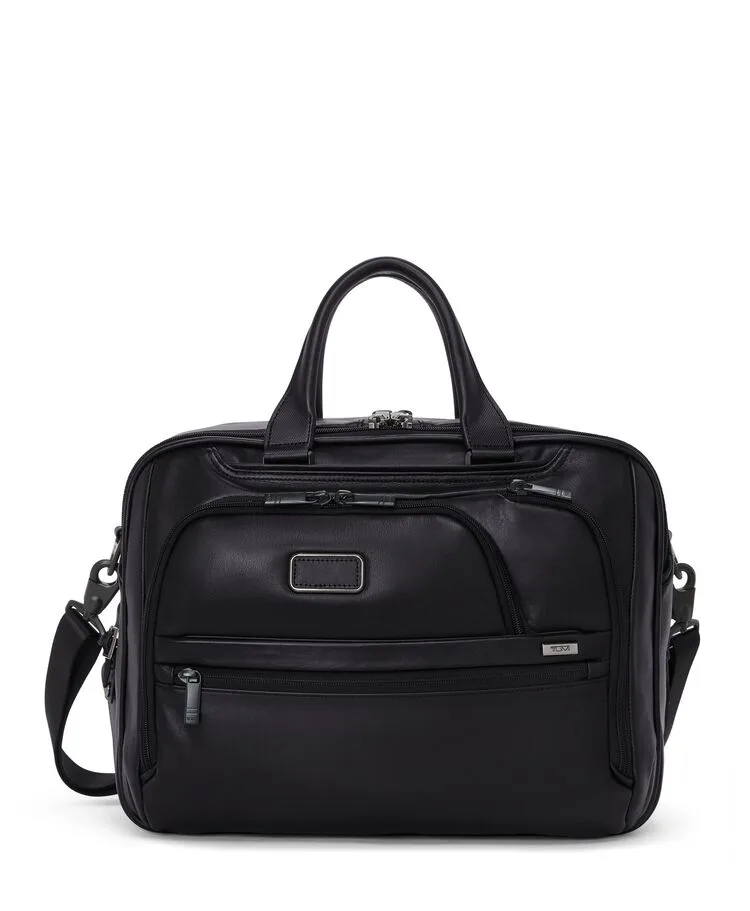 TUMI TUMI ALPHA (アルファ) ミディアム・15インチ・エクスパンダブル・ブリーフケース — manufacturer gallery