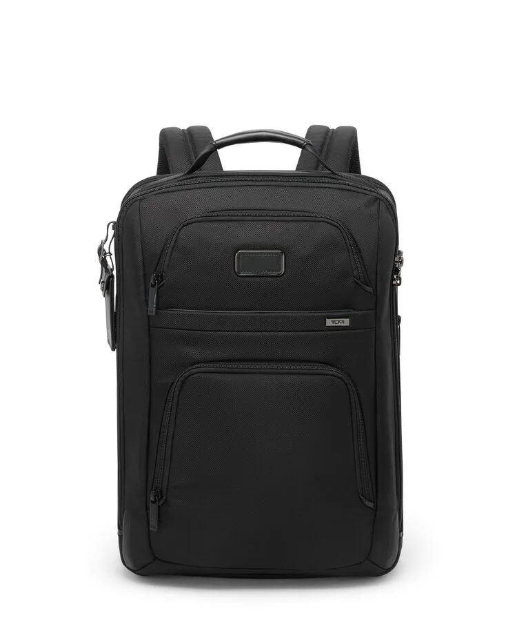 TUMI TUMI ALPHA (アルファ) ラージ・17インチ・エクスパンダブル・バックパック — manufacturer gallery