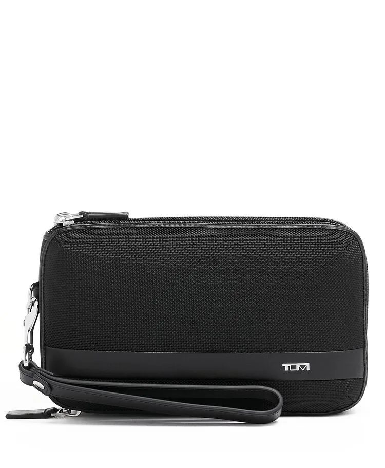 TUMI TUMI ALPHA (アルファ) トリプル・ジップ・クラッチ — manufacturer gallery