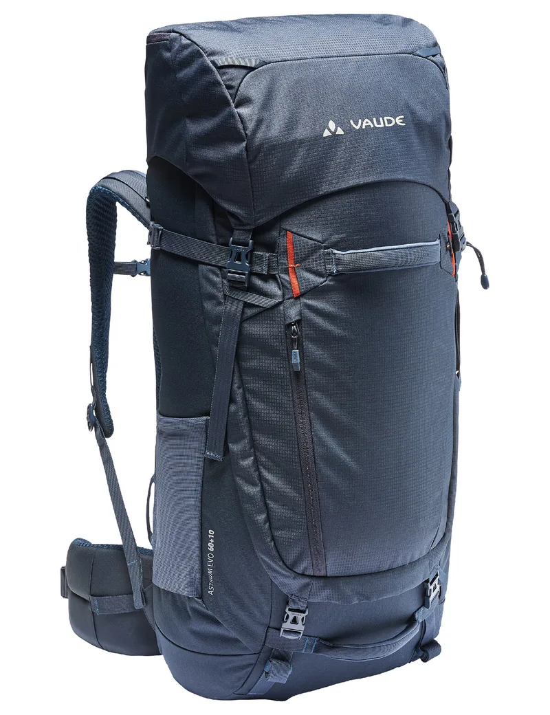 VAUDE Astrum EVO 60+10 trekking backpack — manufacturer gallery