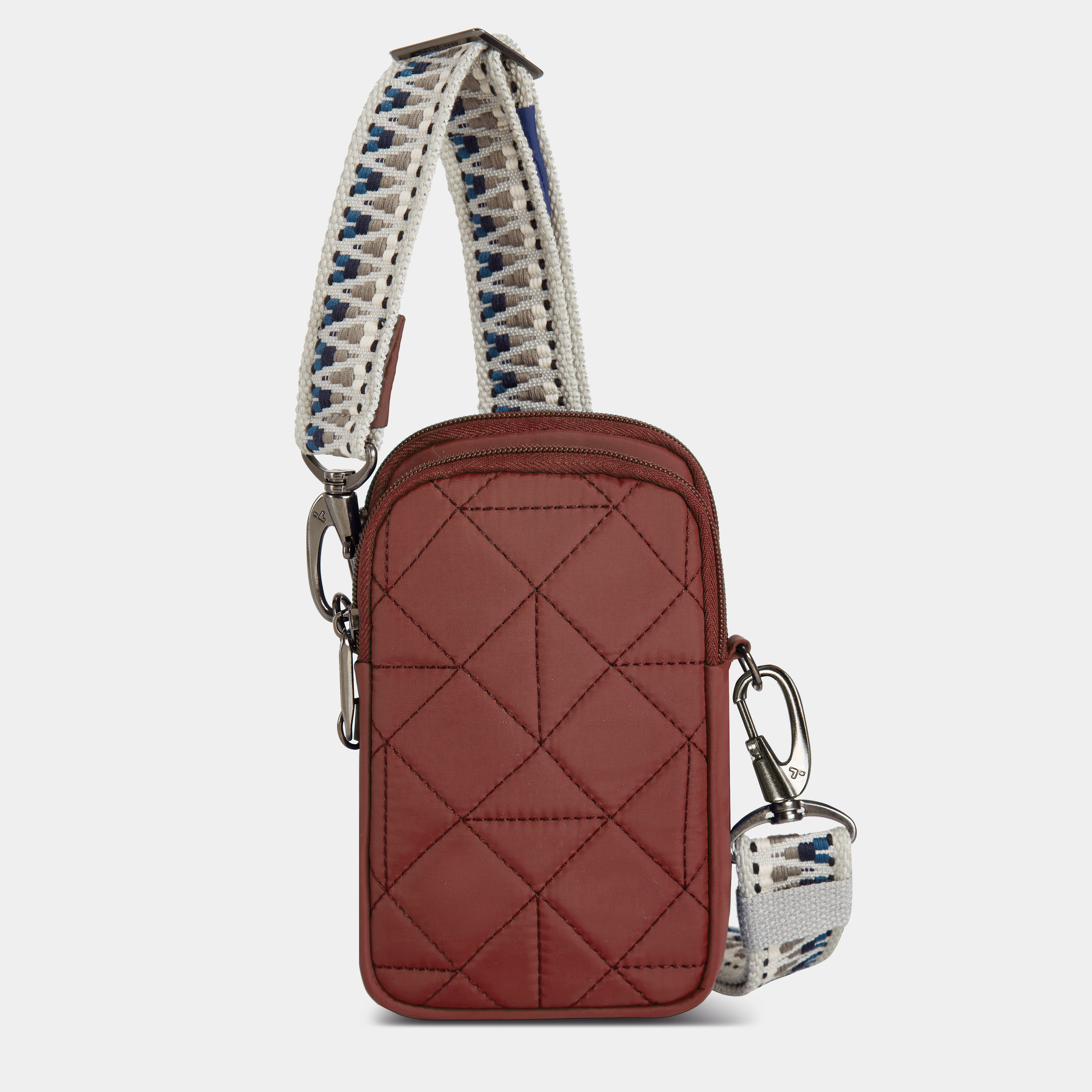Travelon Anti-Theft Boho 2 Compartment Phone Crossbody — manufacturer gallery