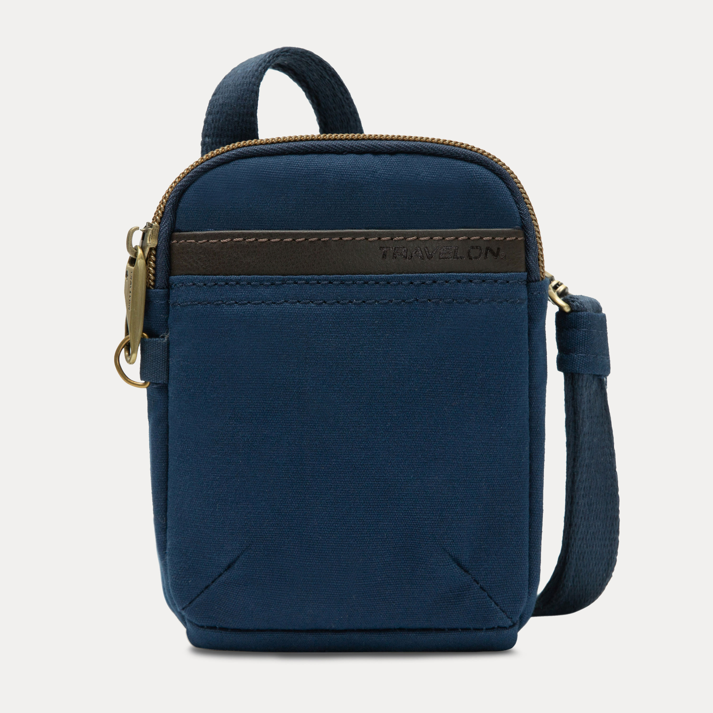 Travelon Anti-Theft Courier Mini Crossbody — manufacturer gallery